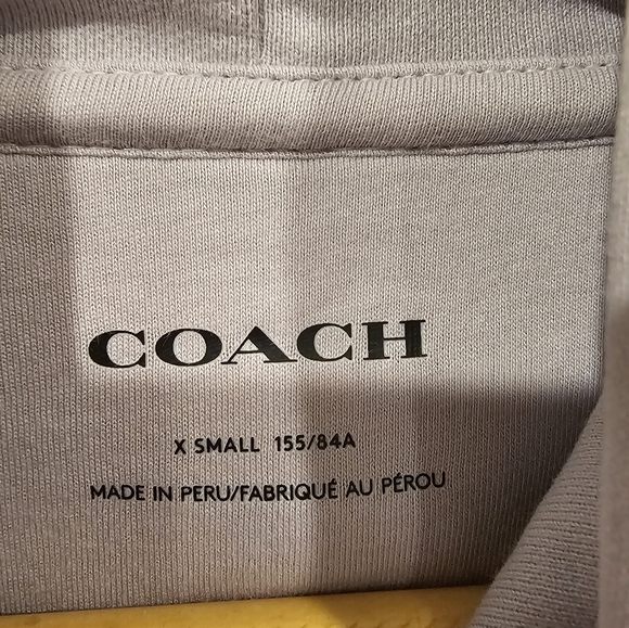 NWT Coach Women's Light Purple Sticker Hoodie Size--XS - Picture 6 of 10